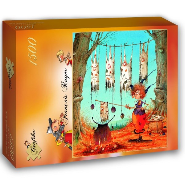 Grafika (02145) - François Ruyer: "Die Hexe" - 1500 Teile Puzzle