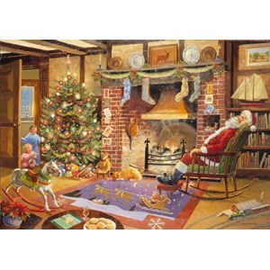 The House of Puzzles (1158) - "Christmas Collectors Edition No.1, Caught Napping" - 1000 Teile Puzzle