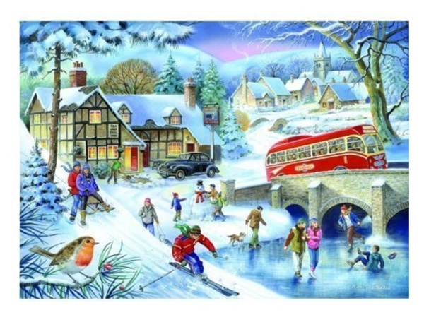 The House of Puzzles (1578) - "Winter Games" - 1000 Teile Puzzle