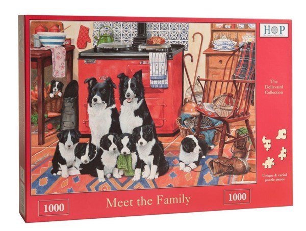 The House of Puzzles (3244) - "Meet The Family" - 1000 Teile Puzzle