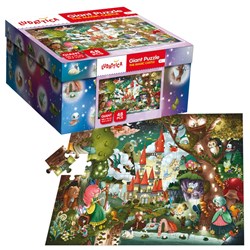Ludattica (47239) - "Magisches Schloss" - 48 Teile Puzzle