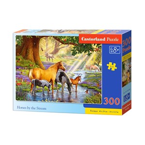 Castorland (B-030286) - "Abkühlung am Fluss" - 300 Teile Puzzle