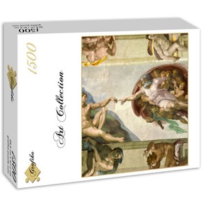 Grafika (00728) - Michelangelo: "Michelangelo, 1508-1512" - 1500 Teile Puzzle