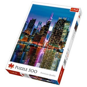 Trefl (37261) - "Vollmond über Manhattan" - 500 Teile Puzzle