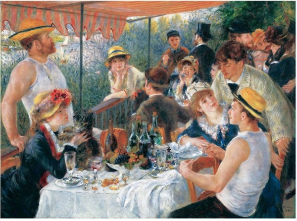 Puzzle Michele Wilson (C35-250) - Pierre-Auguste Renoir: "Das Frühstück der Ruderer" - 250 Teile Puzzle