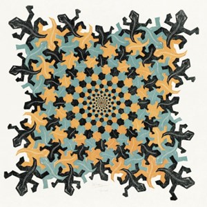 PuzzelMan (844) - M. C. Escher: "From Small to Large" - 210 Teile Puzzle