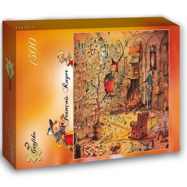 Grafika (02167) - François Ruyer: "Die Hexe" - 1500 Teile Puzzle