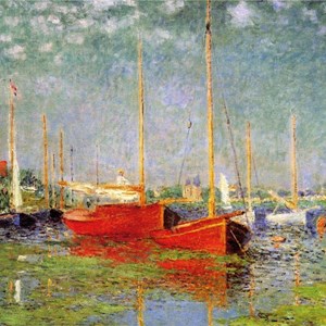 Puzzle Michele Wilson (Z47) - Claude Monet: "Die roten Boote" - 30 Teile Puzzle