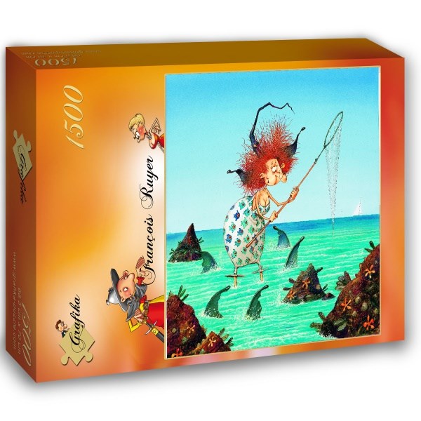 Grafika (02150) - François Ruyer: "Die Hexe" - 1500 Teile Puzzle
