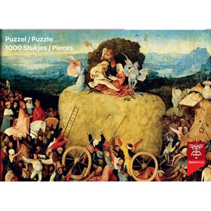 PuzzelMan (766) - Jerome Bosch: "Le Char de Foin" - 1000 Teile Puzzle