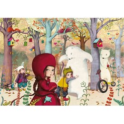Puzzle Michele Wilson (W308-24) - "Treffen im Wald" - 24 Teile Puzzle