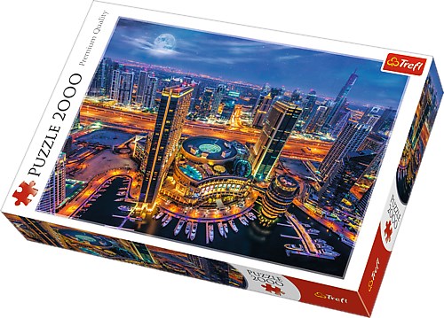 Trefl (27094) - "Lichter von Dubai" - 2000 Teile Puzzle