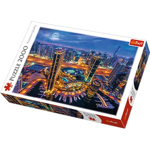 Trefl (27094) - "Lichter von Dubai" - 2000 Teile Puzzle