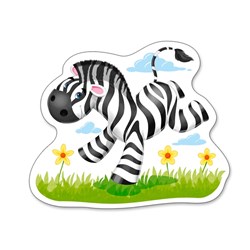 Castorland (B-005017) - "Tiere Afrikas" - 3 4 6 9 Teile Puzzle