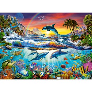 Castorland (B-030101) - "Paradiesische Bucht" - 300 Teile Puzzle