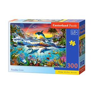 Castorland (B-030101) - "Paradiesische Bucht" - 300 Teile Puzzle