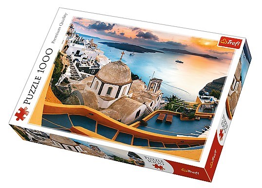 Trefl (10445) - "Santorin, Griechenland" - 1000 Teile Puzzle