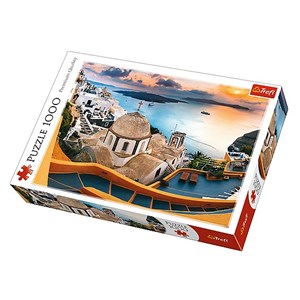 Trefl (10445) - "Santorin, Griechenland" - 1000 Teile Puzzle