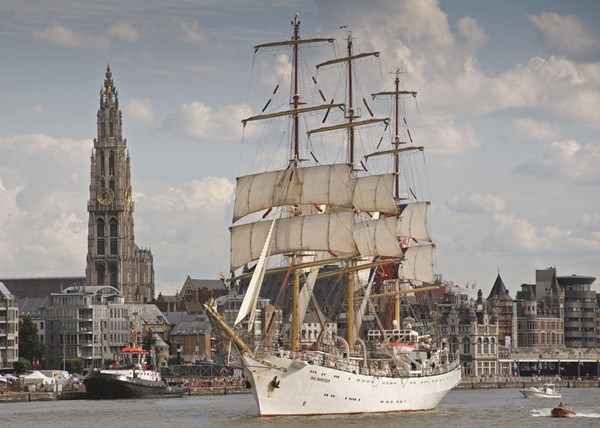 PuzzelMan (405) - "Belgien, Antwerpen" - 1000 Teile Puzzle