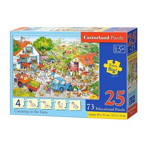 Castorland (E-128) - "Auf dem Bauernhof" - 25 Teile Puzzle