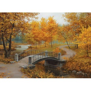 Eurographics (6000-0979) - Eugene Lushpin: "Herbst im alten Park" - 1000 Teile Puzzle