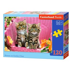 Castorland (B-13357) - "Kätzchen" - 120 Teile Puzzle