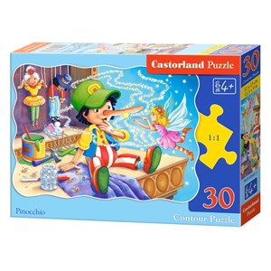 Castorland (B-03662) - "Pinocchios verzauberte Nase" - 30 Teile Puzzle