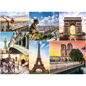 Trefl (33065) - "Pariser Magie, Collage" - 3000 Teile Puzzle