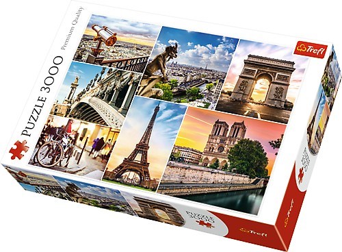 Trefl (33065) - "Pariser Magie, Collage" - 3000 Teile Puzzle