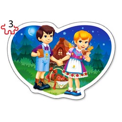 Castorland (B-005062) - "Fairytales Friends" - 3 4 6 9 Teile Puzzle