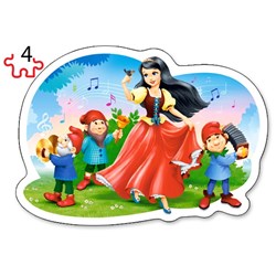 Castorland (B-005062) - "Fairytales Friends" - 3 4 6 9 Teile Puzzle