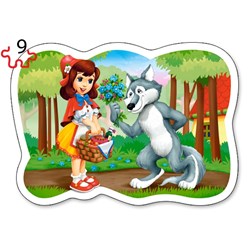 Castorland (B-005062) - "Fairytales Friends" - 3 4 6 9 Teile Puzzle