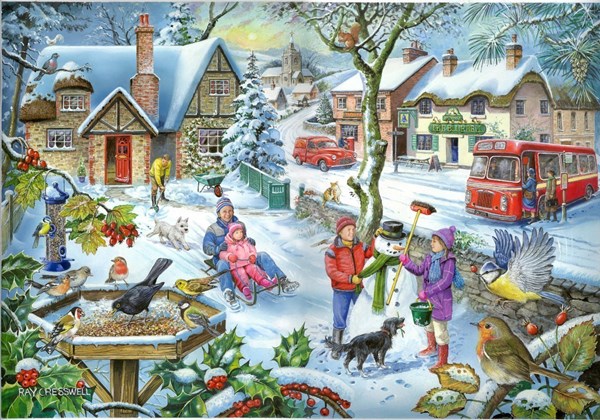 The House of Puzzles (2728) - "In The Snow" - 1000 Teile Puzzle