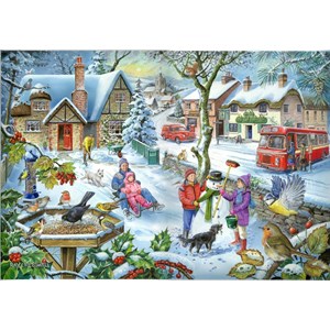 The House of Puzzles (2728) - "In The Snow" - 1000 Teile Puzzle