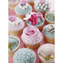Ravensburger (14908) - "Cupcakes + 45 Gems" - 500 Teile Puzzle
