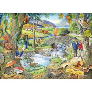 The House of Puzzles (2322) - "Riverside Walk" - 1000 Teile Puzzle