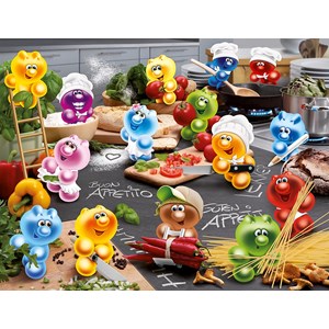 Ravensburger (16608) - "Küche, Kochen, Leidenschaft" - 2000 Teile Puzzle