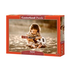 Castorland (B-52288) - "Kleines Mädchen mit der Gitarre" - 500 Teile Puzzle