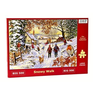 The House of Puzzles (4388) - "Snowy Walk" - 500 Teile Puzzle