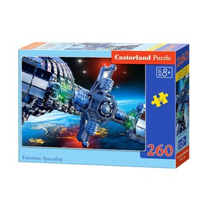 Castorland (B-27408) - "Futuristische Raumstation" - 260 Teile Puzzle