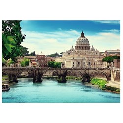 Trefl (10449) - "Schloss SantAngelo, Rom" - 1000 Teile Puzzle