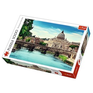 Trefl (10449) - "Schloss SantAngelo, Rom" - 1000 Teile Puzzle