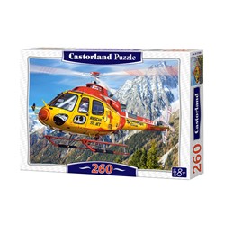 Castorland (B-27248) - "Rettungshelikopter" - 260 Teile Puzzle