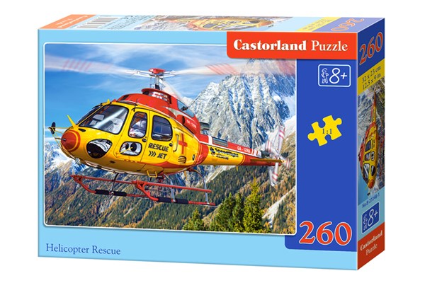 Castorland (B-27248) - "Rettungshelikopter" - 260 Teile Puzzle