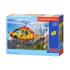 Castorland (B-27248) - "Rettungshelikopter" - 260 Teile Puzzle