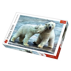 Trefl (37270) - "Eisbären" - 500 Teile Puzzle