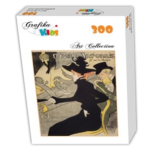 Grafika Kids (00453) - Henri de Toulouse-Lautrec: "Divan Japonais, 1892-1893" - 300 Teile Puzzle