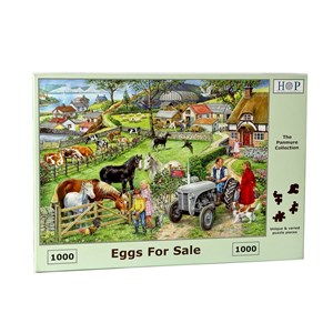 The House of Puzzles (4197) - "Eggs For Sale" - 1000 Teile Puzzle