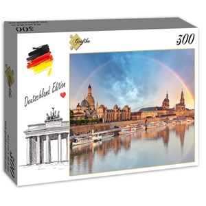 Grafika (02543) - "Deutschland Edition, Skyline Dresdener Altstadt" - 300 Teile Puzzle