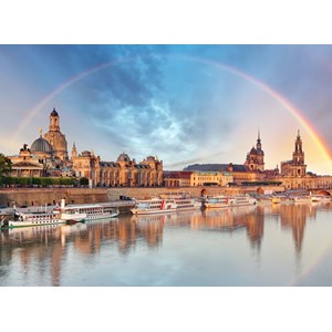 Grafika (02543) - "Deutschland Edition, Skyline Dresdener Altstadt" - 300 Teile Puzzle